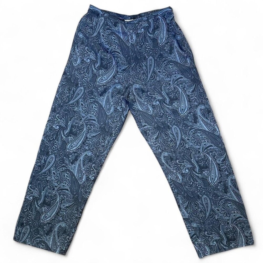 Grey Norton paisley print loose pants size 12